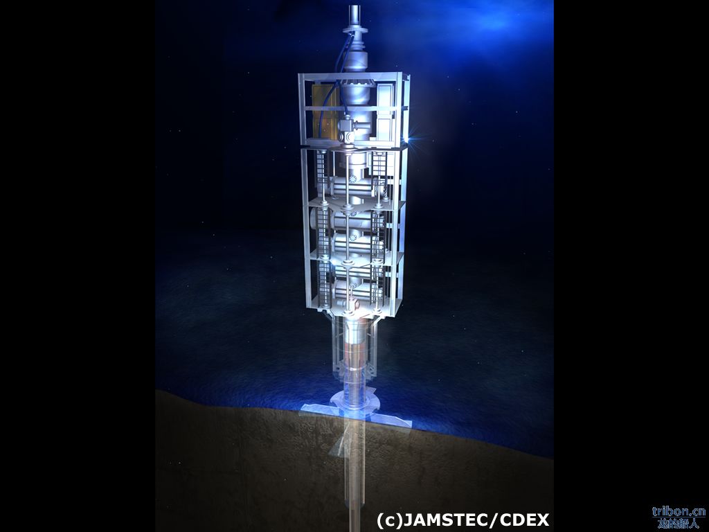 The Blow-Out Preventer in place on the sea floor CAD computer model.jpg