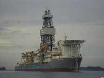 Drilling ship: Pacific Bora